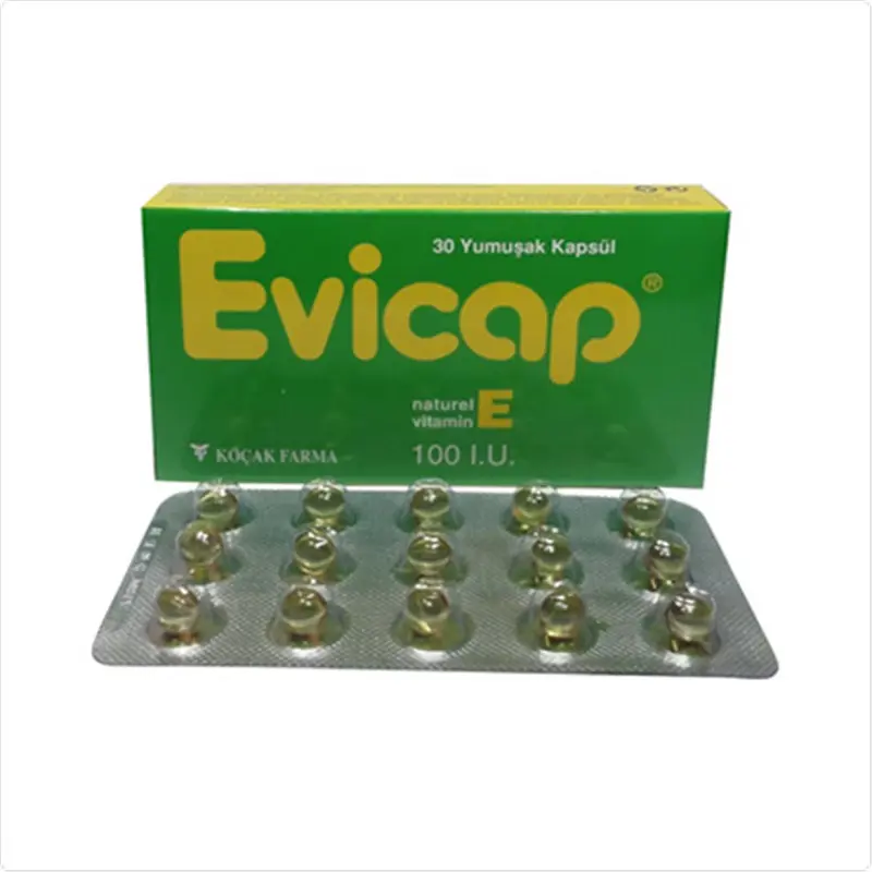 EVICAP 100 IU 30 YUMUSAK KAPSUL kutu görseli