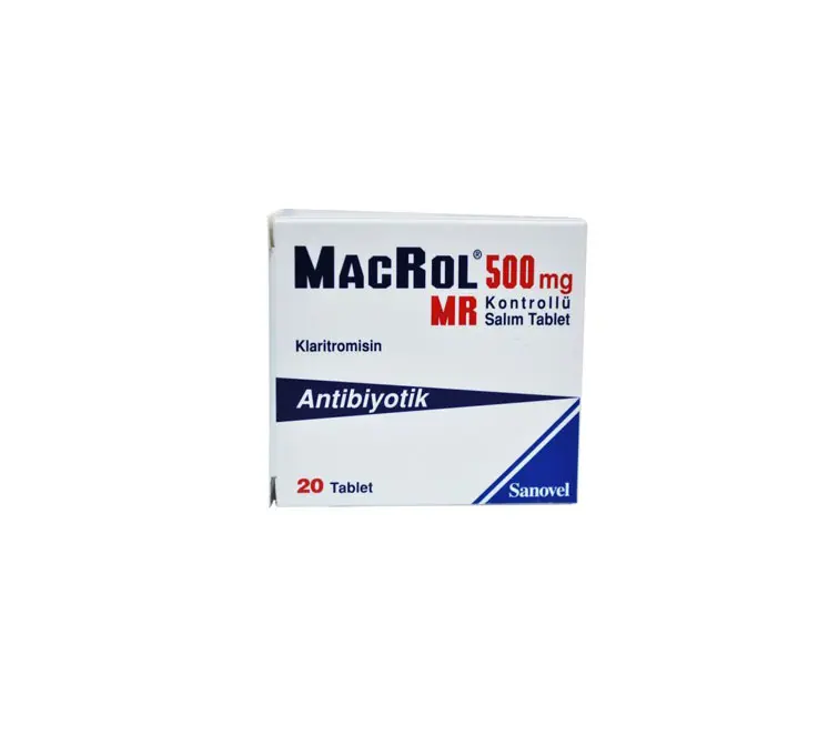 MACROL 500 MG MR 20 KONTROLLU SALIM TABLET görseli 2