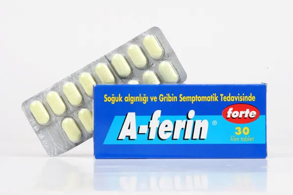 A-FERIN FORTE 650 MG 30 TABLET kutu görseli