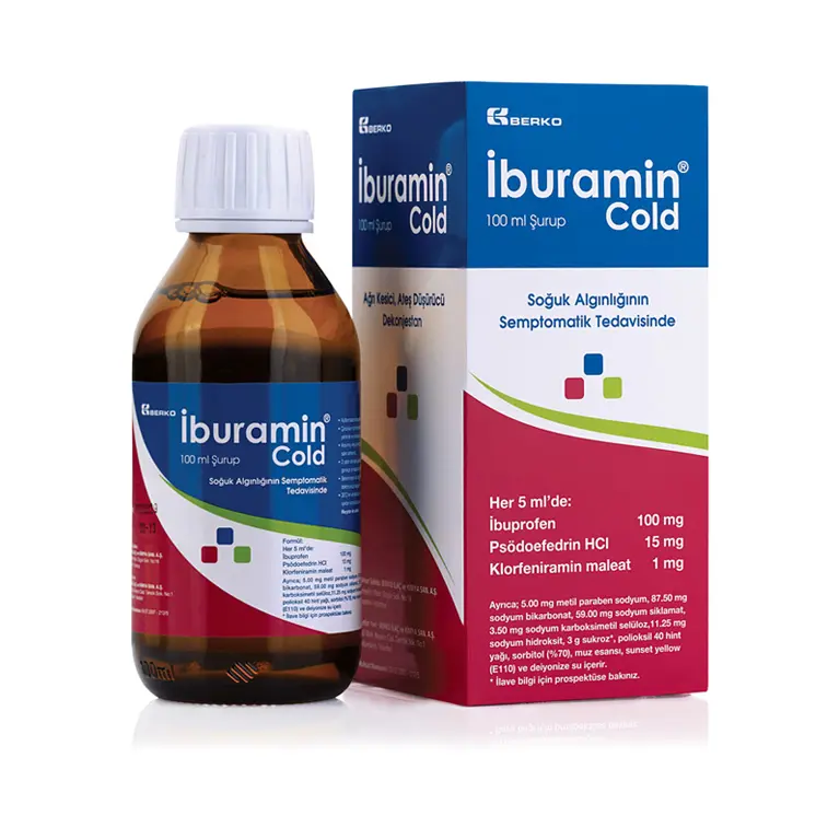 IBURAMIN COLD 100 ML SURUP kutu görseli