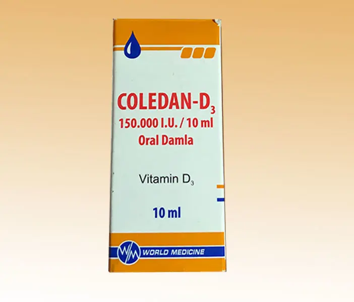 COLEDAN- D3 150.000 IU/ 10 ML ORAL DAMLA kutu görseli