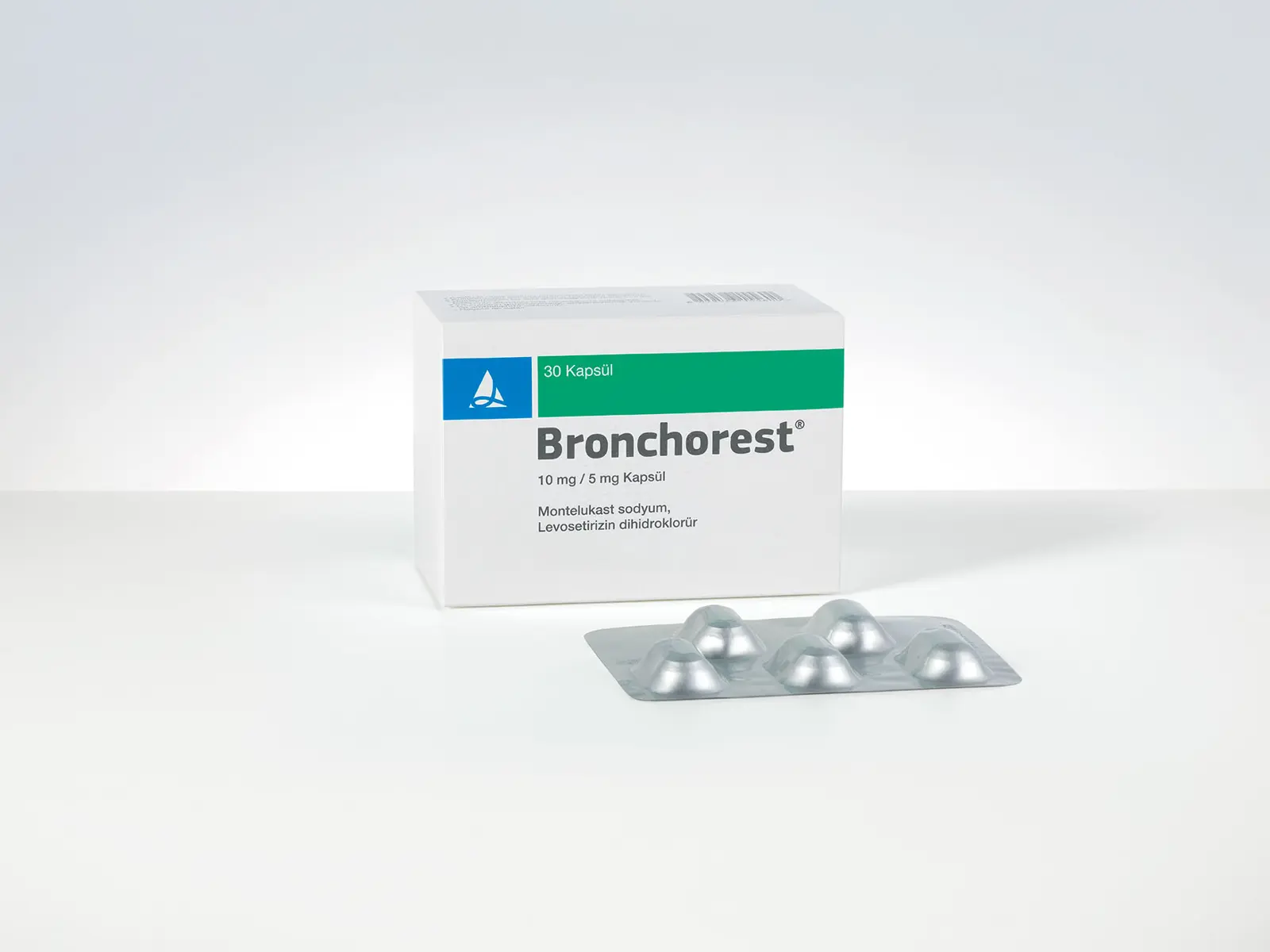 BRONCHOREST 10/5 MG 30 KAPSUL kutu görseli