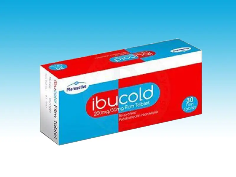 IBUCOLD 200 MG/30 MG FILM KAPLI TABLET (30 FILM KAPLI TABLET) kutu görseli