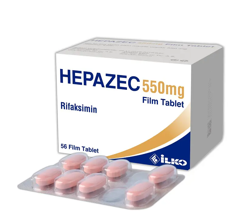 HEPAZEC 550 MG FILM TABLET (56 TABLET) kutu görseli