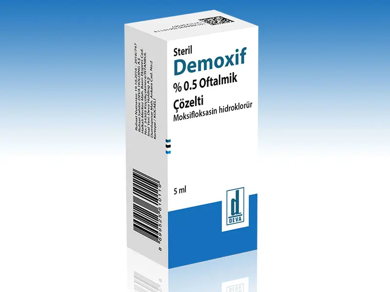 DEMOXIF %0,5 STERIL OFTALMIK COZELTI  5 ML kutu görseli