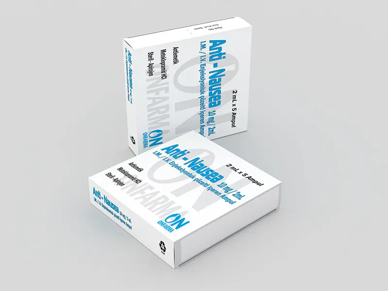 ANTI-NAUSEA 10 MG/2 ML IM/IV ENJ. COZ. ICEREN 5 AMPUL kutu görseli