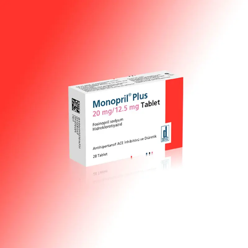 MONOPRIL PLUS 20 MG/12,5 MG 28 TABLET kutu görseli