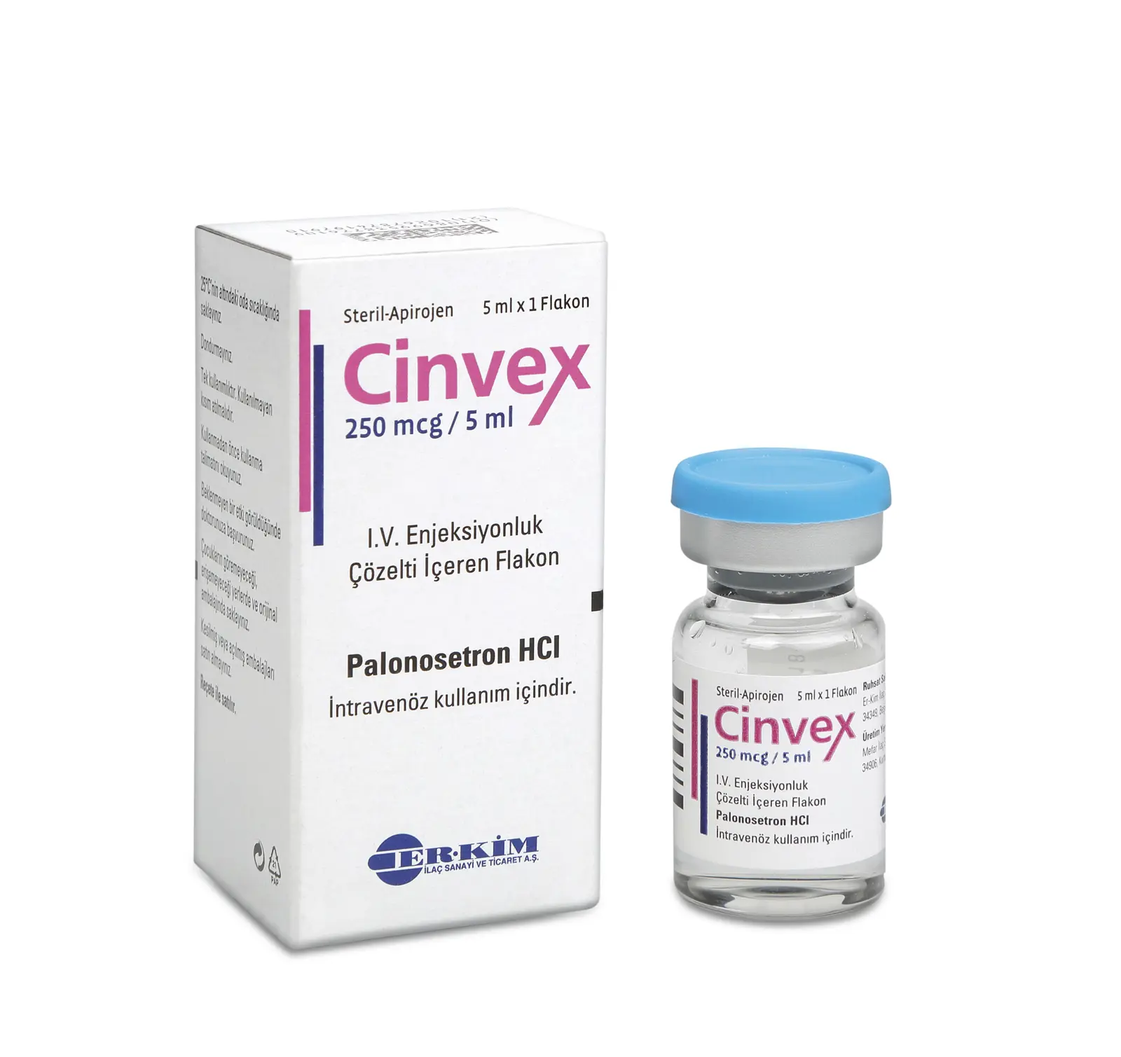 CINVEX 250 MCG/5 ML IV.  ENJEKSIYONLUK COZELTI ICEREN 1 FLAKON kutu görseli