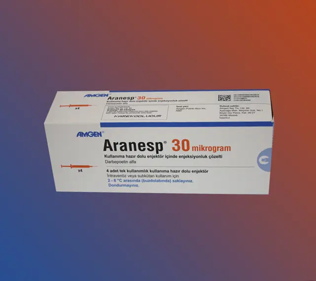 ARANESP 30 MCG 4 KULLANIMA HAZIR DOLU ENJEKTOR ICINDE ENJ. COZELTI kutu görseli