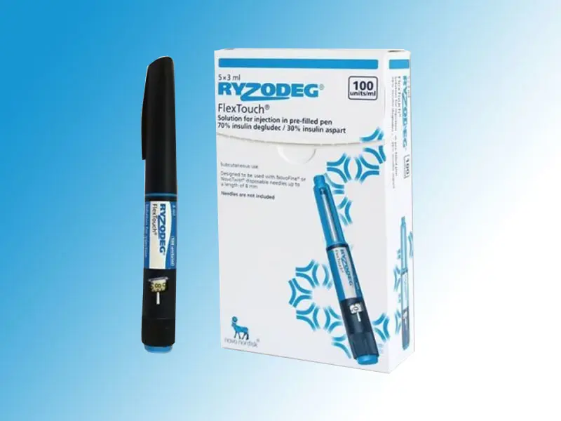 RYZODEG FLEXTOUCH 100 U/ML SC ENJEKSIYONLUK COZELTI ICEREN KULLANIMA HAZIR KALEM (5 KALEM) kutu görseli