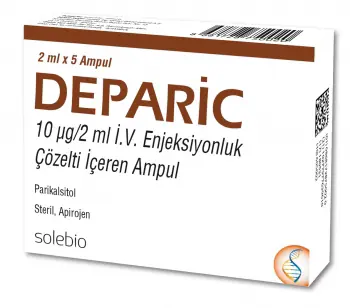 DEPARIC 10 MCG/2 ML IV ENJEKSIYONLUK COZELTI ICEREN AMPUL (2 ML 5 AMPUL) kutu görseli