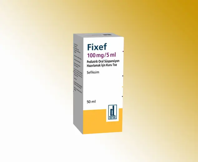 FIXEF 100 MG/5 ML PEDIATRIK ORAL SUSPANSIYON 100 ML görseli 2