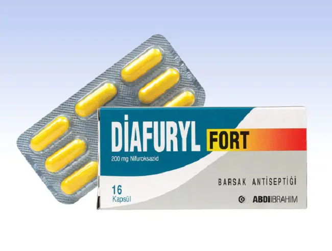 DIAFURYL FORT 200 MG 16 KAPSUL kutu görseli