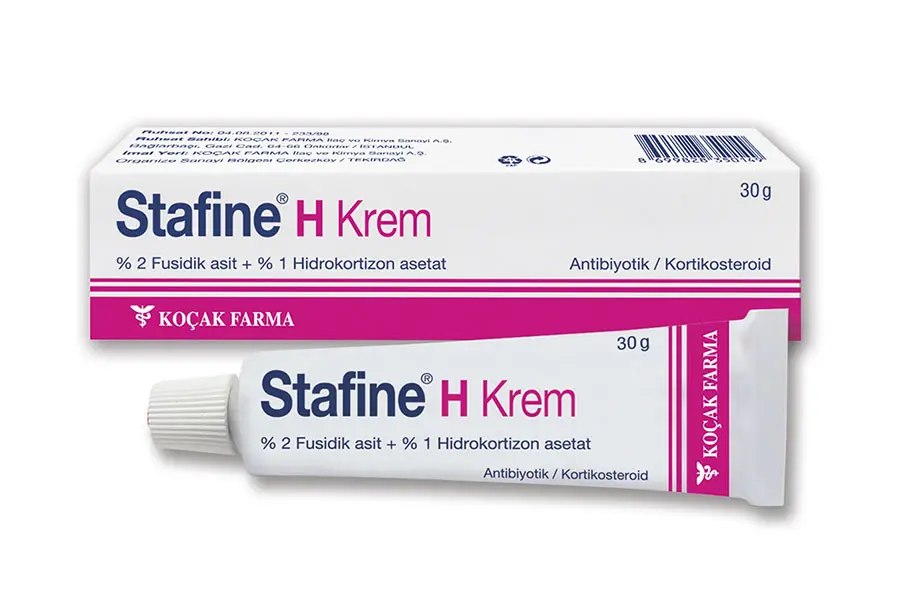STAFINE H %2 + %1 KREM (30 G) kutu görseli
