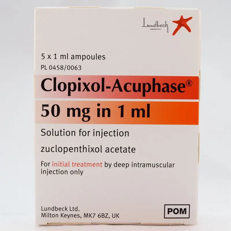 CLOPIXOL ACUPHASE 50 MG 1 AMPUL kutu görseli