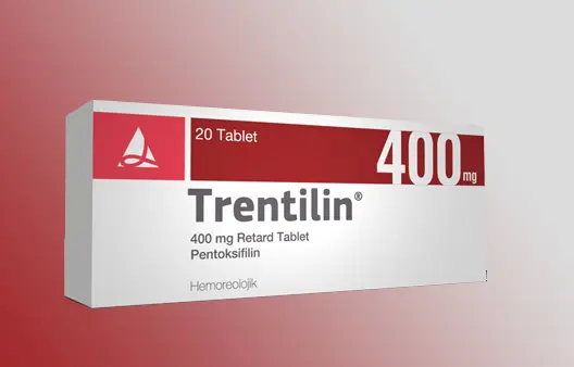 TRENTILIN RETARD 400 MG FILM KAPLI TABLET(20 FILM  KAPLI TABLET) kutu görseli