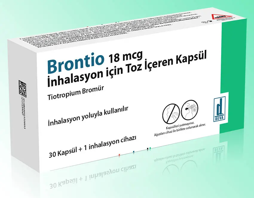 BRONTIO 18 MCG 30 INHALASYON ICIN TOZ ICEREN 30KAPSUL kutu görseli