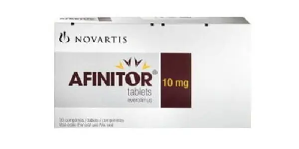 AFINITOR 10 MG 30 TABLET kutu görseli