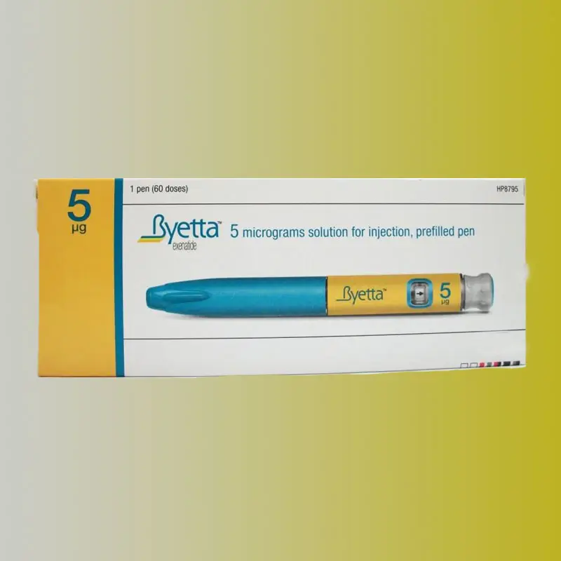 BYETTA 5 µG/20 µL SC KULLANIMA HAZIR DOLU ENJ. KALEMI ICINDE COZELTI kutu görseli