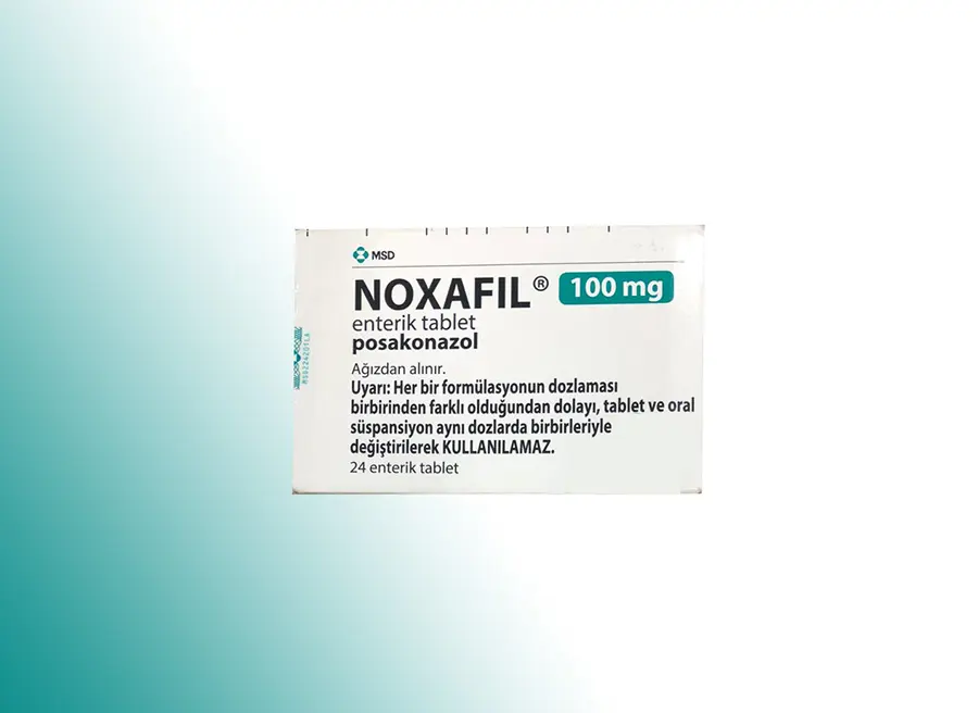 NOXAFIL 100 MG 24 ENTERIK TABLET kutu görseli