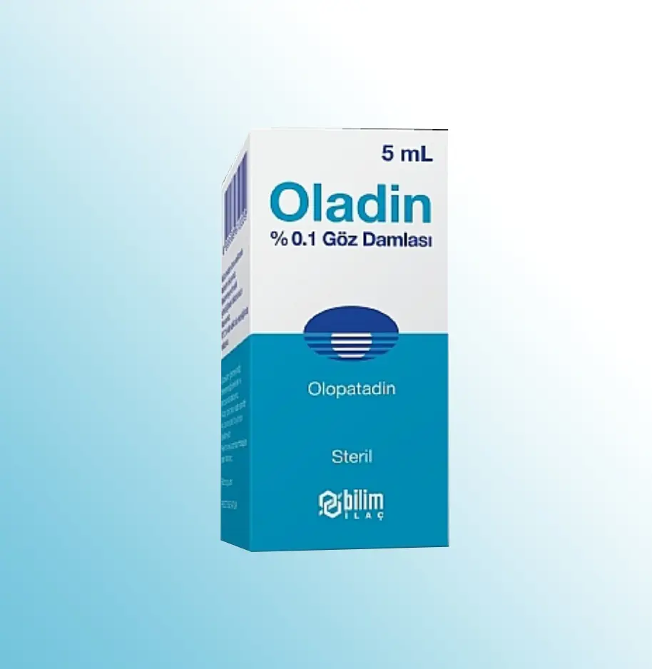 OLADIN %0,1 5 ML GOZ DAMLASI kutu görseli