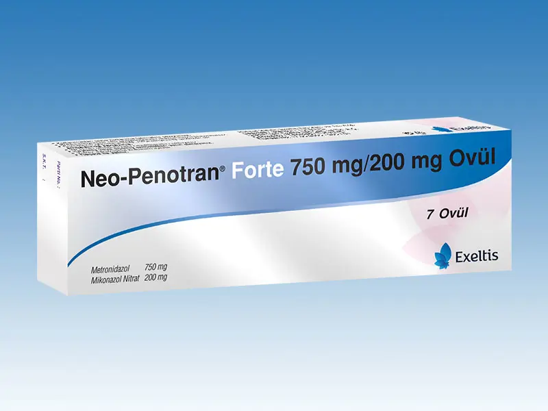 NEO-PENOTRAN FORTE 750 MG/ 200 MG 7 OVUL kutu görseli