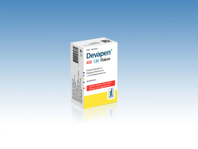 DEVAPEN 400 IU 1 FLAKON kutu görseli