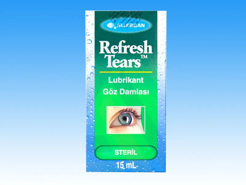 REFRESH TEARS LUBRICANT 15 ML GOZ DAMLASI kutu görseli