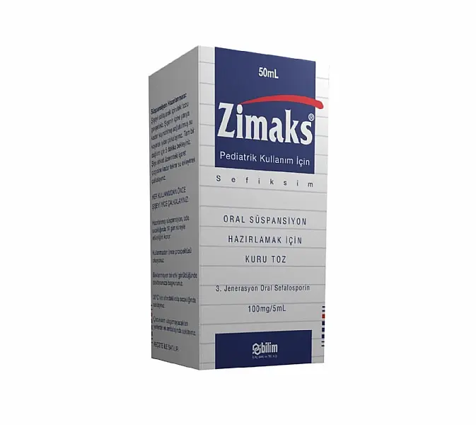 ZIMAKS 100 MG/5ML 50 ML SUSPANSIYON görseli 2