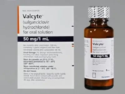 VALCYTE 50 mg/ml Oral Çözelti kutu görseli