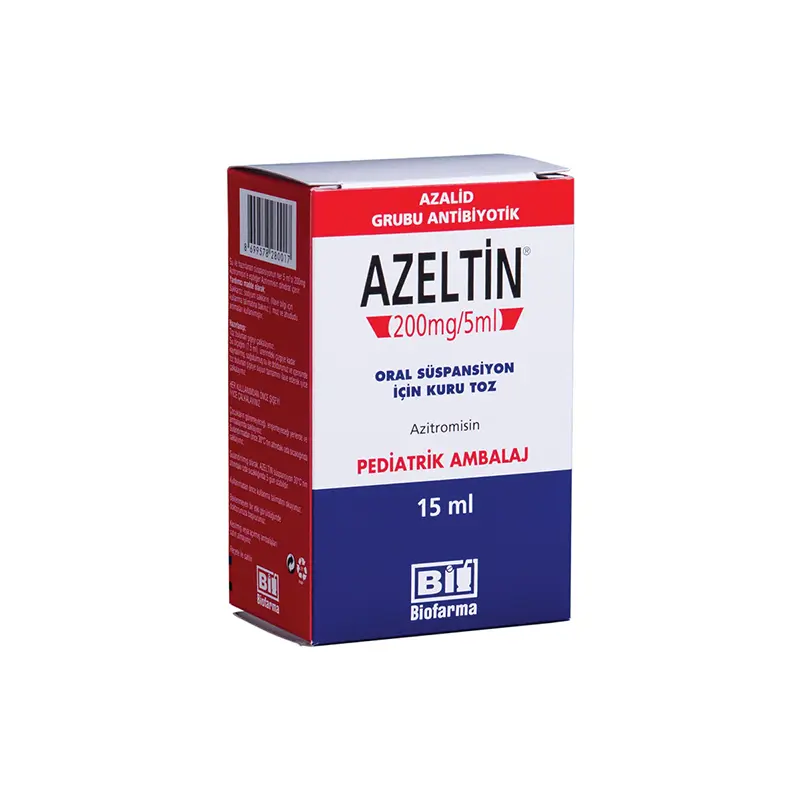 AZELTIN 200 MG 30 ML ORAL SUSPANSIYON kutu görseli