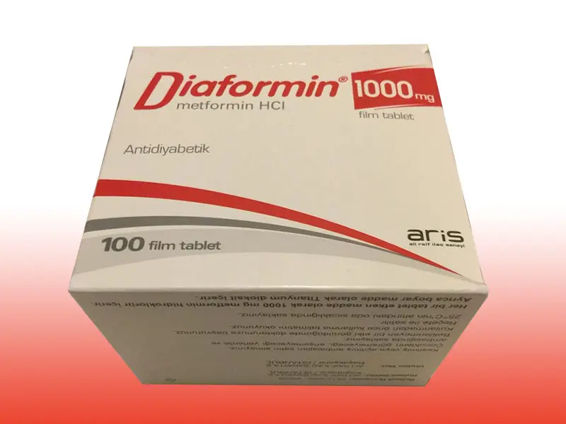 DIAFORMIN 1000 MG 100 FILM TABLET kutu görseli