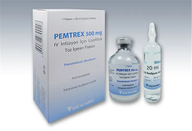 PEMTREX 500 MG IV INF. ICIN LIYOFILIZE TOZ ICEREN FLAKON kutu görseli