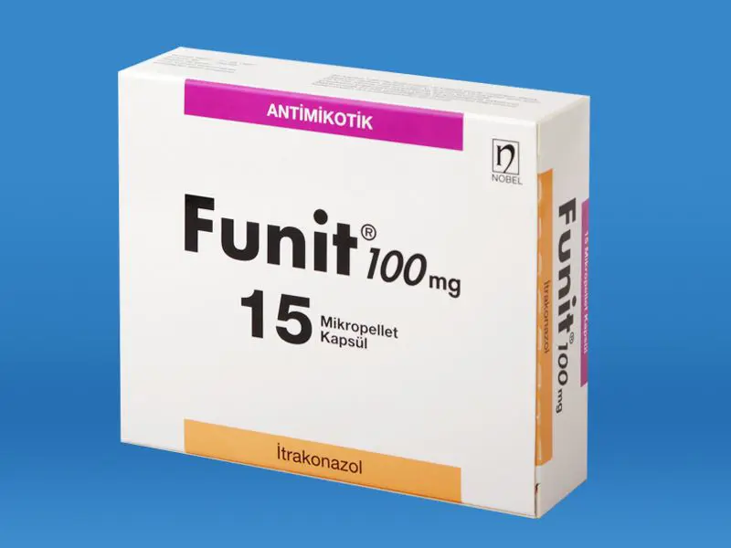 FUNIT 100 MG 15 KAPSUL kutu görseli