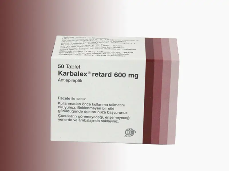 KARBALEX 600 MG UZATILMIS SALIMLI TABLET kutu görseli