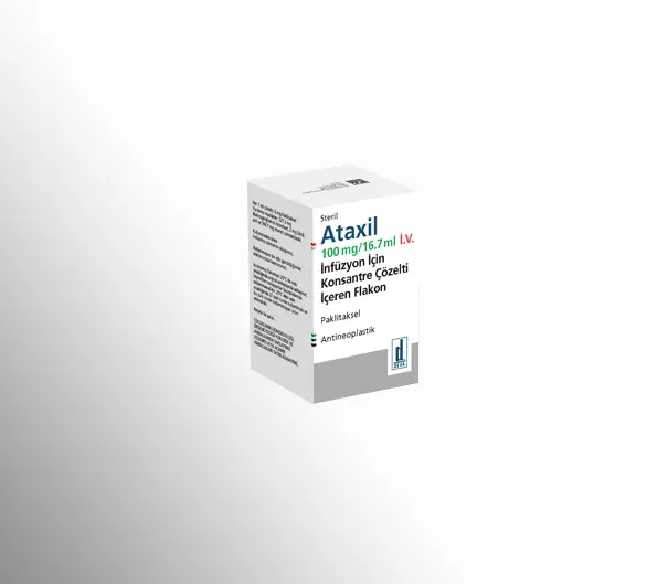 ATAXIL 100 MG/16,7 ML IV INF.ICIN KON.COZ.ICEREN FLAKON kutu görseli