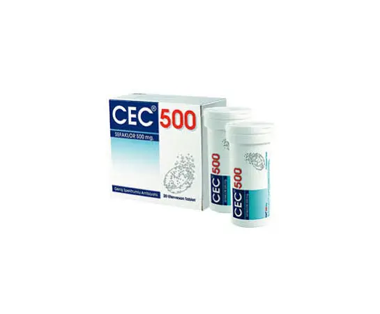 CEC 500 MG 20 EFERVESAN TABLET kutu görseli