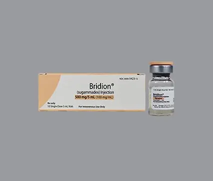 BRIDION 500 mg/5 ml Flakon kutu görseli