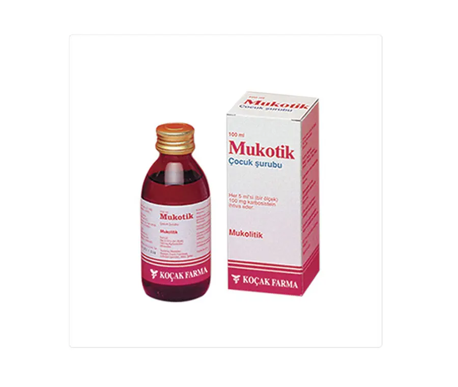 MUKOTIK 100 MG/5 ML COCUK SURUBU (100 ML) kutu görseli