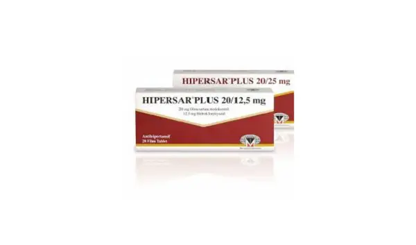 HIPERSAR PLUS 20 MG/12,5 MG 28 FILM TABLET kutu görseli