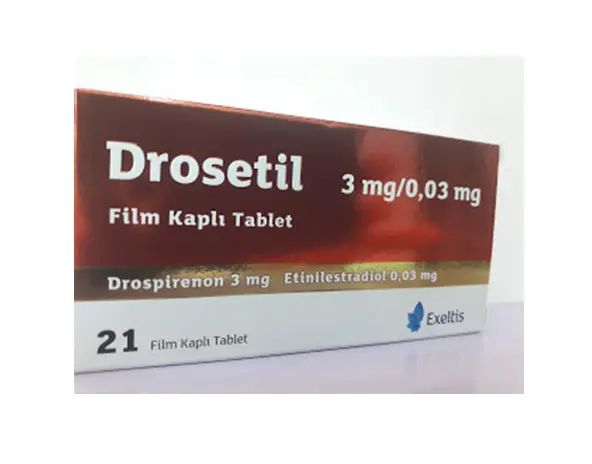 DROSETIL 3 MG/0,03 MG 21 FILM KAPLI TABLET kutu görseli