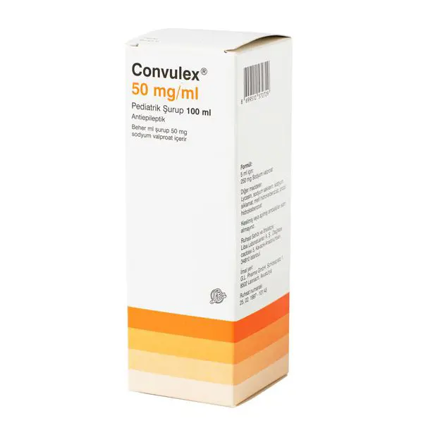 CONVULEX 50 MG 100 ML SURUP kutu görseli