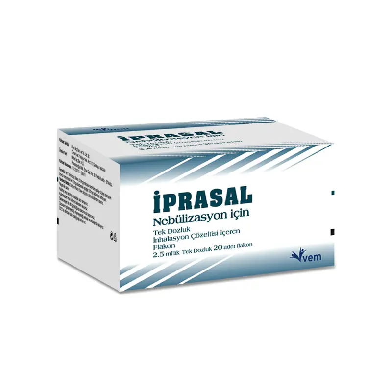 IPRASAL NEBULIZASYON ICIN TEK DOZLUK INHALASYON COZELTISI ICEREN FLAKON 20x2,5 ML FLAKON/KUTU kutu görseli