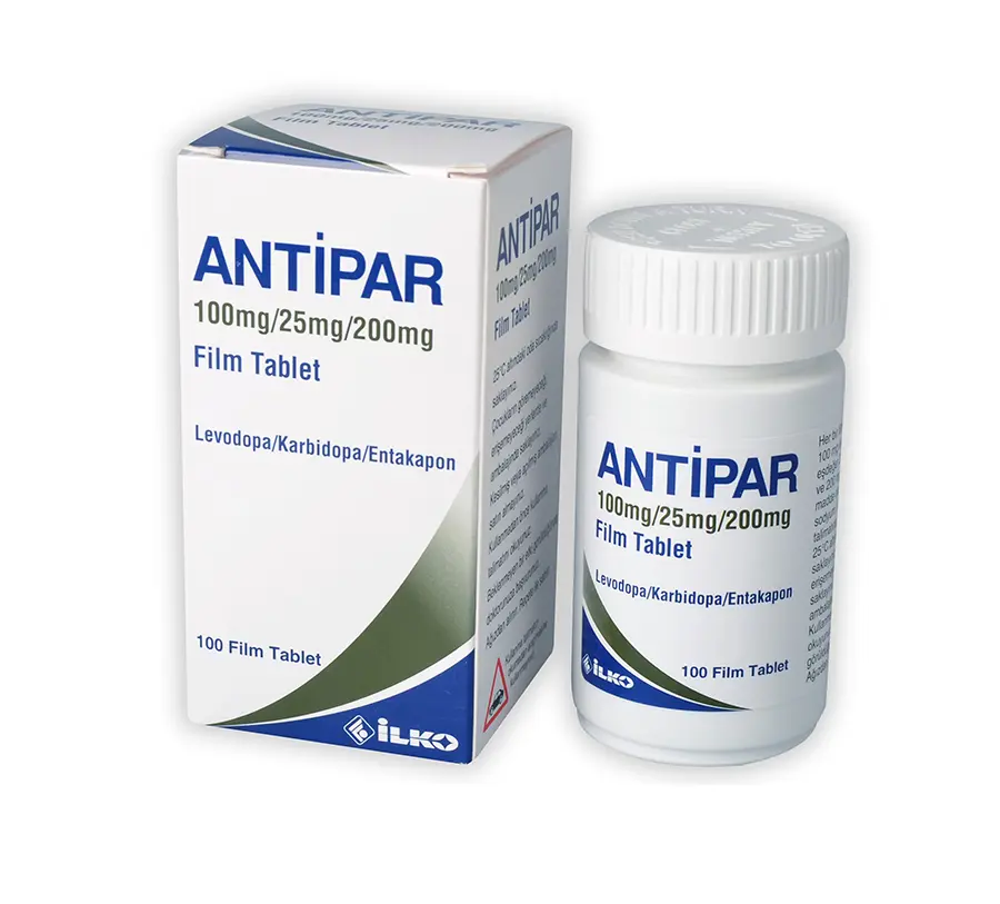ANTIPAR 100/25/200 MG 100 FILM TABLET kutu görseli