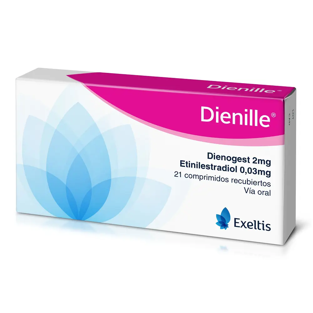 DIENILLE 2 MG/0,03 MG 21 FILM KAPLI TABLET kutu görseli