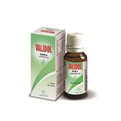 VALIDOL 20 ML DAMLA kutu görseli