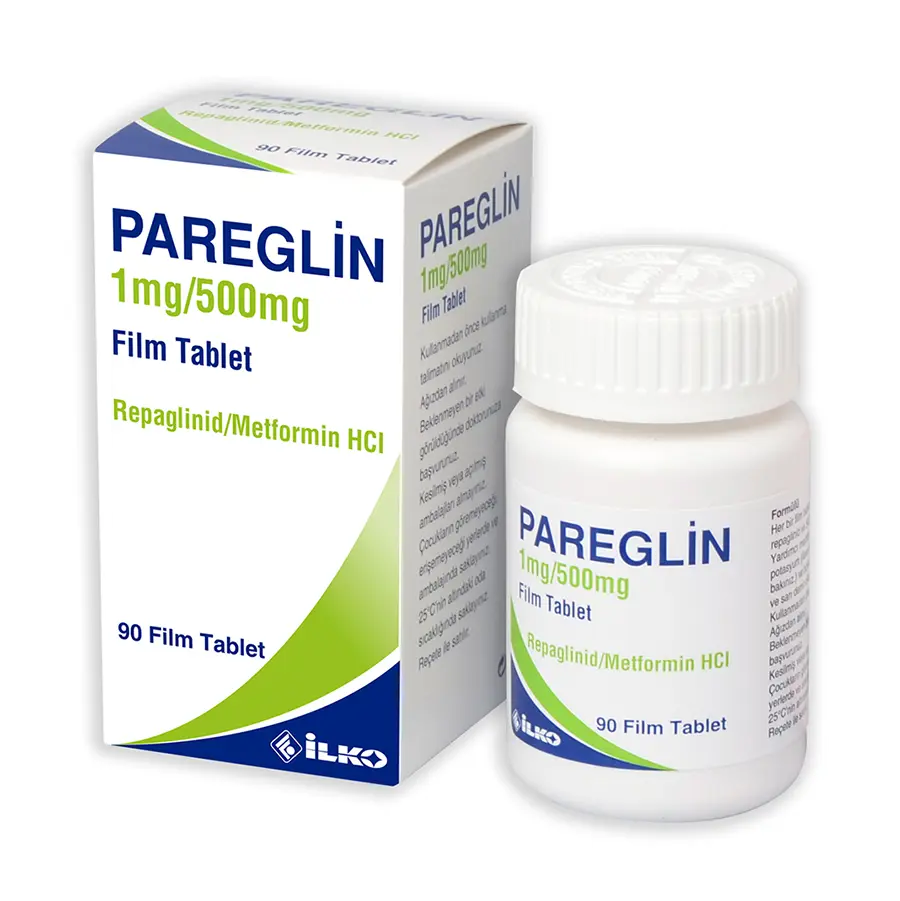 PAREGLIN 1/500 MG 90 FILM TABLET kutu görseli