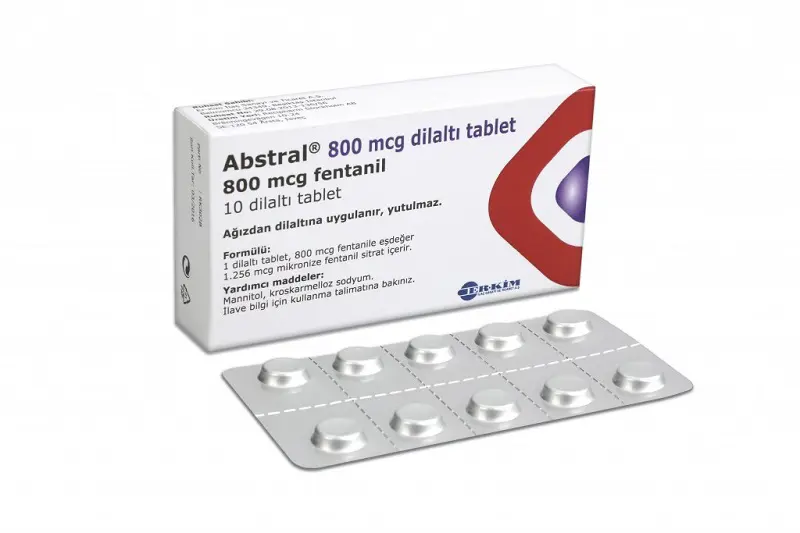 ABSTRAL 800 MCG 10 DILALTI TABLET kutu görseli