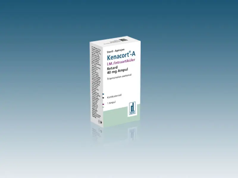 KENACORT-A IM RET. 40 MG 1 AMPUL kutu görseli