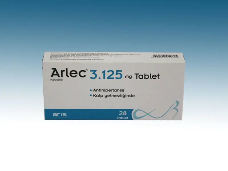 ARLEC 3,125 MG 28 TABLET kutu görseli